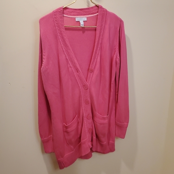 ISAAC MIZAHRI Live!  BUTTON DOWN CARDIGAN SIZE M - Picture 2 of 13